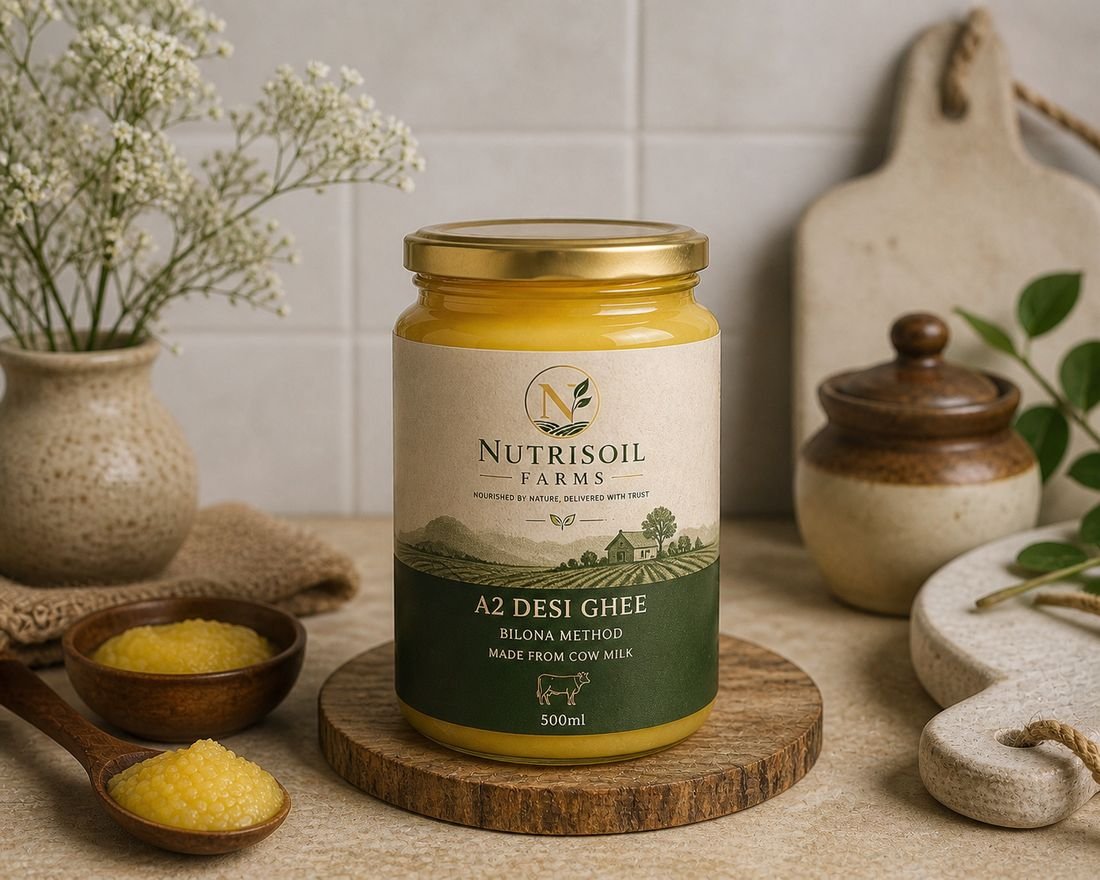 NutriSoil Farms A2 Desi Ghee